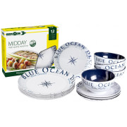 Set de vaisselle Brunner Midday Blue Ocean
