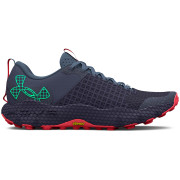 Chaussures running Under Armour U HOVR DS Ridge TR bleue Tempered Steel / Blitz Red / Antifreeze