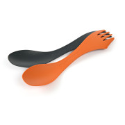 Couverts Light My Fire Spork Medium 2-pack noir / orange Rustyorange/Slatyblack