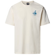 T-shirt homme The North Face U Powder Days Relaxed S/S Tee-Graphic blanc White Dune