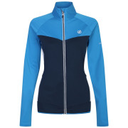 Veste polaire fonctionnelle femme Dare 2b Elation II Core Stretch bleue / noir Moonlight Denim/Swedish Blue