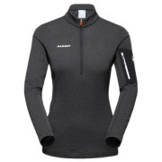 Veste polaire fonctionnelle femme Mammut Aenergy Light ML Half Zip Pull Women gris / noir black/phantom