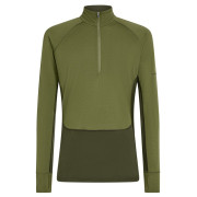 T-shirt fonctionnel homme Icebreaker Men Mer 200 ZoneKnit LS Half Zip vert foncé Dkloden/Spha/Cb