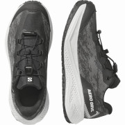 Chaussures enfant Salomon Aero Grvl Wp J Black-White-Black