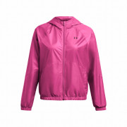 Sweat-shirt femme Under Armour SPORT WINDBREAKER JKT rose AstroPink/Black