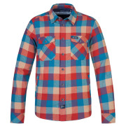 Chemise homme Rafiki Virage rouge / bleu lagoon plaid