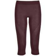 Sous-vêtements pantalon 3/4 femmes Ortovox W's 120 Competition Light Short Pants rouge foncé Winetasting