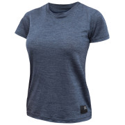 T-shirt fonctionnel femme Sensor Merino Lite bleue mottled blue