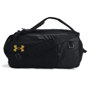 Sac de sport Under Armour Contain Duo MD BP Duffle vert Black/Metallic Gold