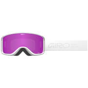 Lunettes de ski femmes Giro Sagen W White Stacked-Amber Pink/Yellow