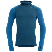 Sweatshirt fonctionnel homme Devold Expedition Merino Silk Hoodie Man bleue FLOOD/BLUE