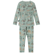 Sous-vêtements fonctionnels enfant Reima Moomin Trivsam Airy Green vert Airy Green