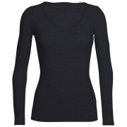 T-shirt femme Icebreaker W Siren LS Sweetheart vert Black