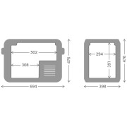 Réfrigérateur à compresseur Dometic CFX3 45l