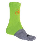 Chaussettes Sensor Tour Merino zelená/šedá gris / vert Green/Gray