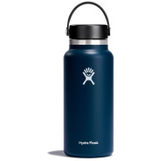 Bouteille isotherme Hydro Flask Wide Mouth 32 oz bleu / blanc indigo