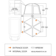 Tente caravane Vango Airhub Hexaway II Tall