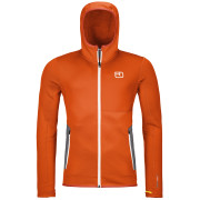 Sweat-shirt homme Ortovox Fleece Hoody M orange hot orange