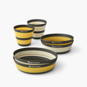 Set de vaisselle Sea to Summit Frontier UL Collapsible Dinnerware Set 2P 6 Piece jaune / blanc