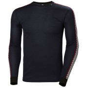 T-shirt fonctionnel homme Helly Hansen HH Lifa Stripe Crew bleu foncé Navy