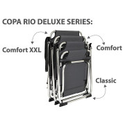 Chaise Bo-Camp Copa Rio Classic Deluxe Grey