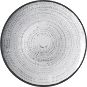 Assiette Brunner Tivoli Dinner plate blanc / noir