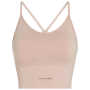 Soutien-gorge sport Icebreaker Merino Blend 260 Seamless Rib Strappy Tank rose PINK QUARTZ