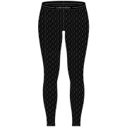 Sous-vêtements fonctionnels femme Icebreaker W Mer 260 Vertex Leggings On-Piste noir / blanc Black/Snow/J