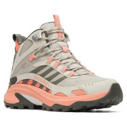 Chaussures randonnée femme Merrell MOAB SPEED 2 MID GTX W gris / rose vermillion