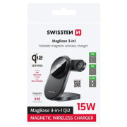 Chargeur sans fil Swissten MagBase 3-in-1