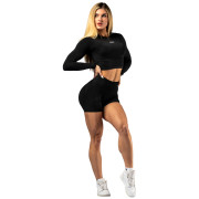Top femme Nebbia Seamless Long Sleeve Crop Top Power
