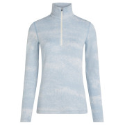 T-shirt fonctionnel femme Icebreaker Women M 260 Tech Vertex LS HZ Chillwave bleu / blanc Snow/Zincblue/J
