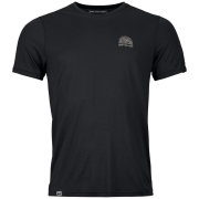 T-shirt fonctionnel homme Ortovox 120 Cool Tec Mtn Stripe noir Black Raven