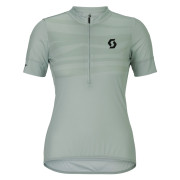 Maillot vélo femme Scott Jersey W's Endurance LT SS vert / gris spray grey