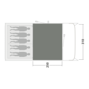 Tapis de tente Outwell Cozy Carpet Denver 5