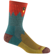 Chaussettes homme Darn Tough Number 2 Micro Crew Midweight With Cushion girs teal