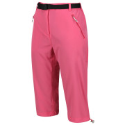 Pantalon 3/4 femme Regatta Xrt Capri Light (2023) rose / blanc Fruit Dove