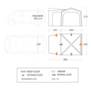 Tente caravane Vango Tailgate AirHub Low