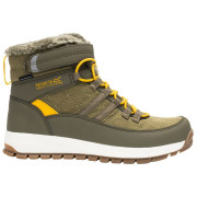 Bottes d'hiver enfant Regatta Elbourne Junior Bark Green/Sunset kaki Bark Green/Sunset