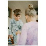 Pantalon enfant Wouki Aiki Green marble