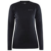 T-shirt fonctionnel femme Craft Core Warm Baselayer Ls vert Black