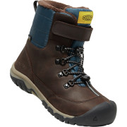 Chaussures enfant Keen Greta Boot Wp Children brun coffee bean/blue wing teal