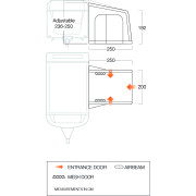 Tente caravane Vango Balletto Air 200 Elements Shield