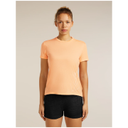 T-shirt fonctionnel femme Icebreaker Merino Blend Core SS Tee Panax orange SUNSTONE
