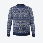 Chandail homme Kama 4073 bleu foncé navy