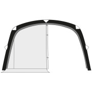 Tonnelle Brunner Skia Frontwall 400