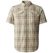 Chemise homme The North Face S/S Pine Knot Shirt brun clair Khaki Stone Plaid