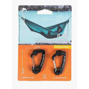 Set de 2 mousquetons ultralégers en aluminium Ticket to the moon 600 kg