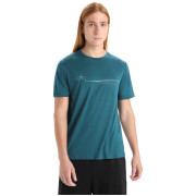 T-shirt fonctionnel homme Icebreaker Men Tech Lite II SS Tee Cadence Paths