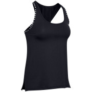 Top femme Under Armour Knockout Tank vert Black/Black/White